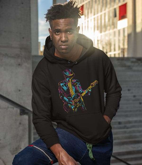 Kapşonlu Sweatshirt "Music Man" - Bikafa Tasarım