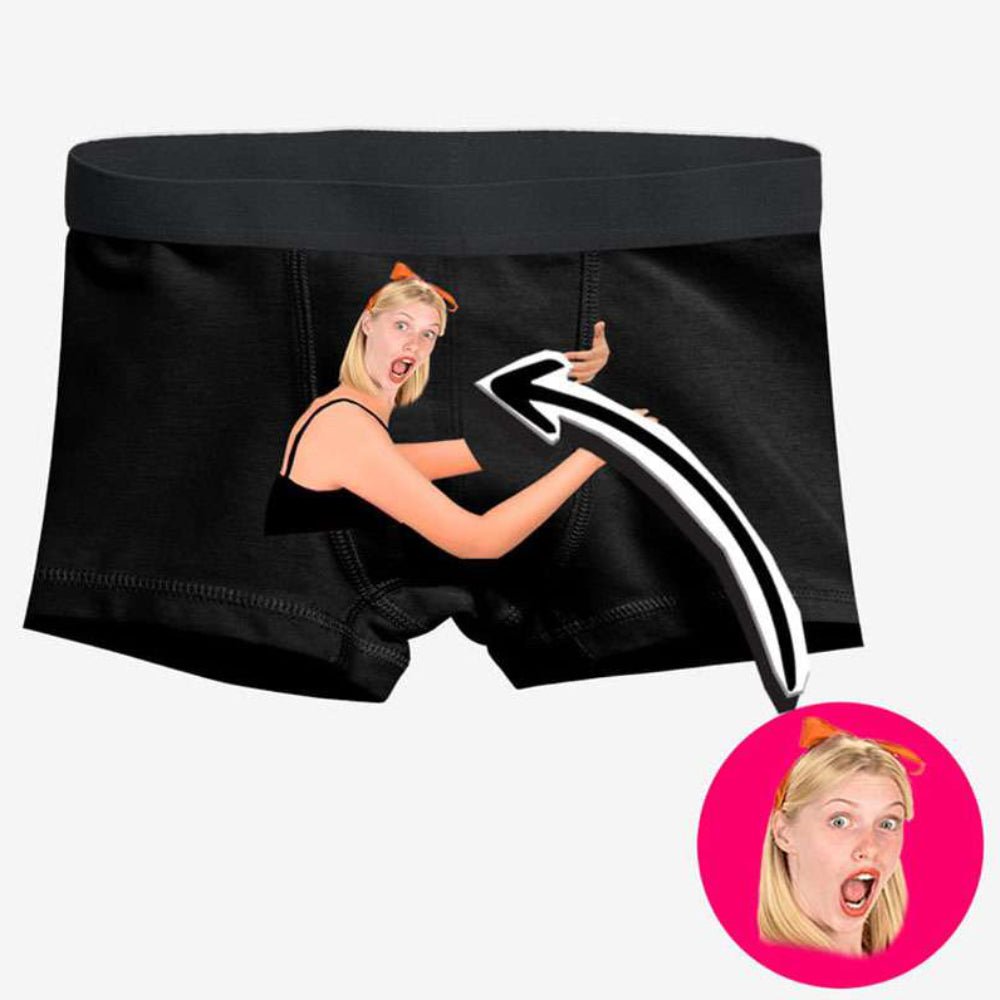 Boxer Tasarlama Sen Fotoğrafını Ekle Biz Tasarlayalım Sarılma - Bikafa Tasarım
