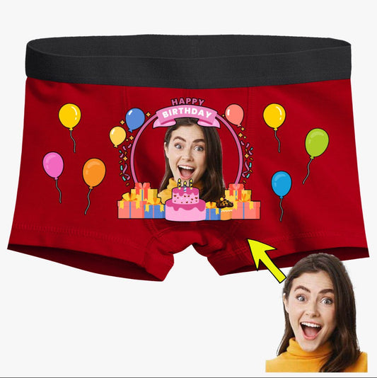 Boxer Tasarlama Happy Birthday - Bikafa Tasarım