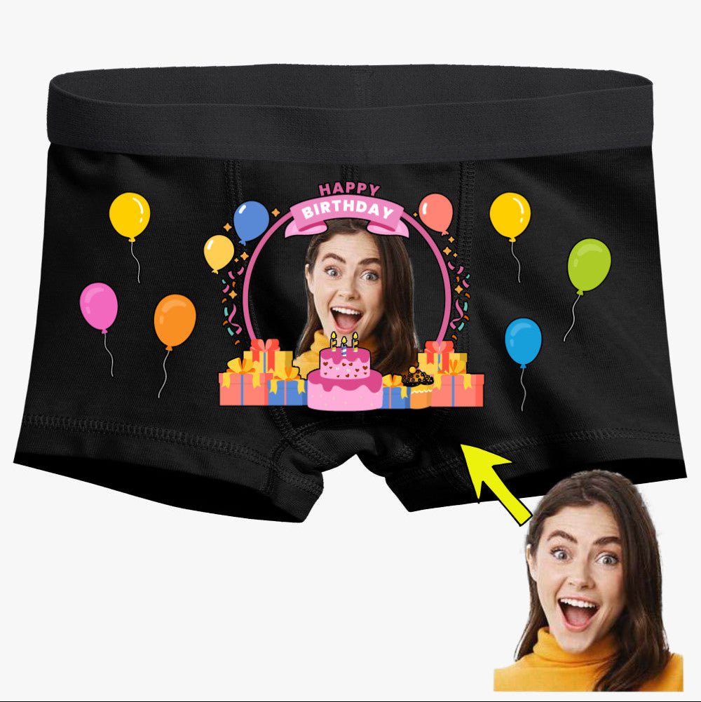 Boxer Tasarlama Happy Birthday - Bikafa Tasarım