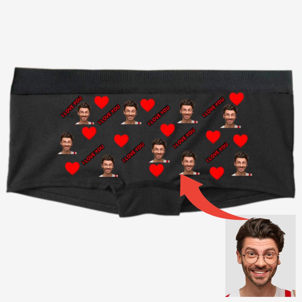 I love You Kadın Boxer - Bikafa Tasarım