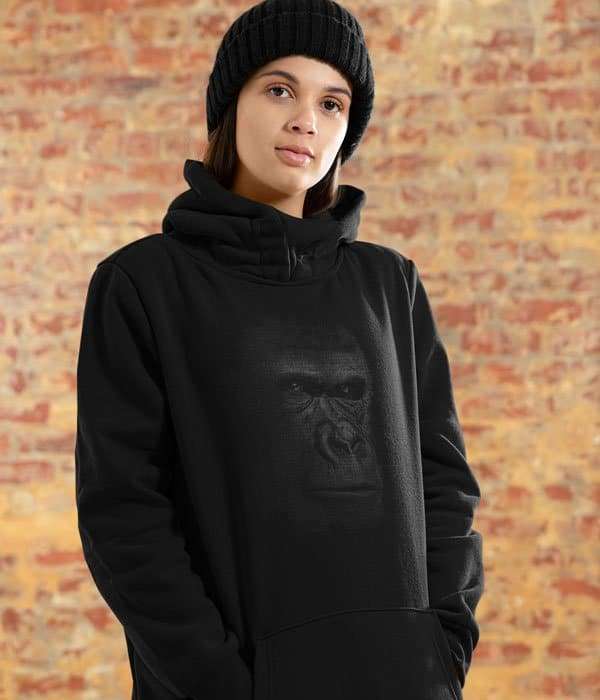 Kapşonlu Sweatshirt Face of - Bikafa Tasarım