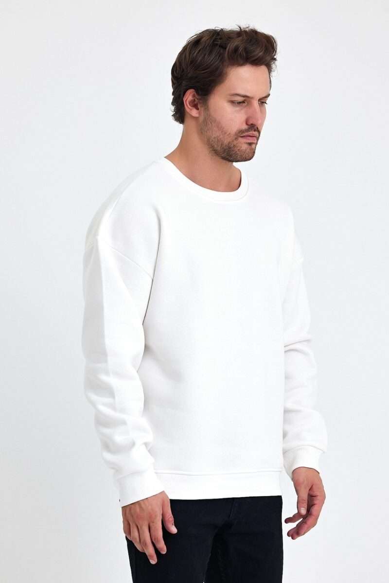 Kendin Tasarla Kapüşonsuz Oversize Sweatshirt Modeli
