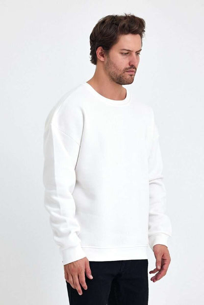 Kendin Tasarla Kapüşonsuz Oversize Sweatshirt Modeli