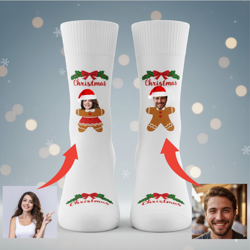 Kurabiye Merry Christmas Çorap TOPUKSUZ - Bikafa Tasarım