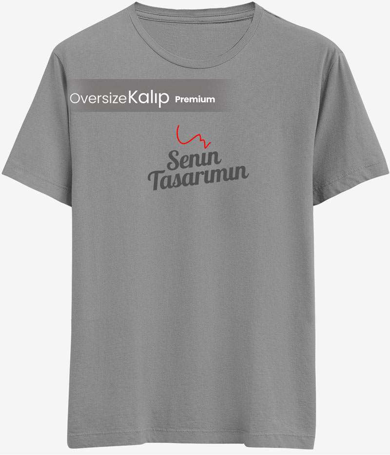 Oversize Rahat Kalıp Tişört Tasarla - Bikafa Tasarım