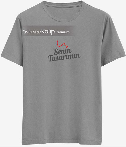 Oversize Rahat Kalıp Tişört Tasarla - Bikafa Tasarım