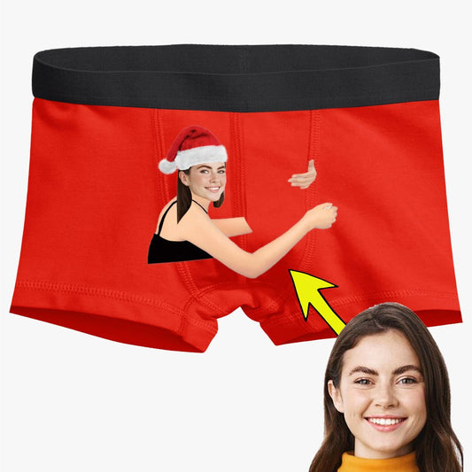 Yılbaşı Boxer Tasarla Sarılma - Bikafa Tasarım