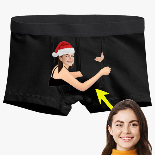 Yılbaşı Boxer Tasarla Sarılma - Bikafa Tasarım