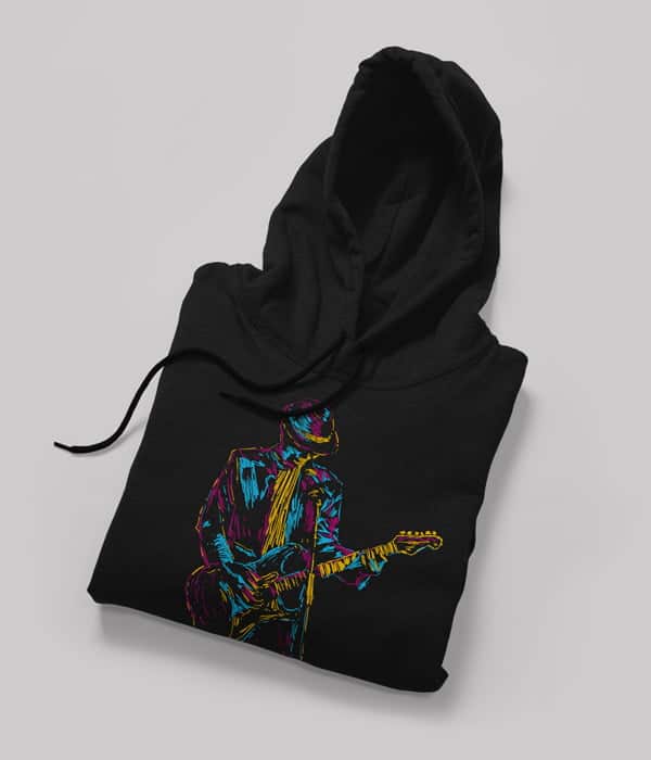 Kapşonlu Sweatshirt "Music Man" - Bikafa Tasarım