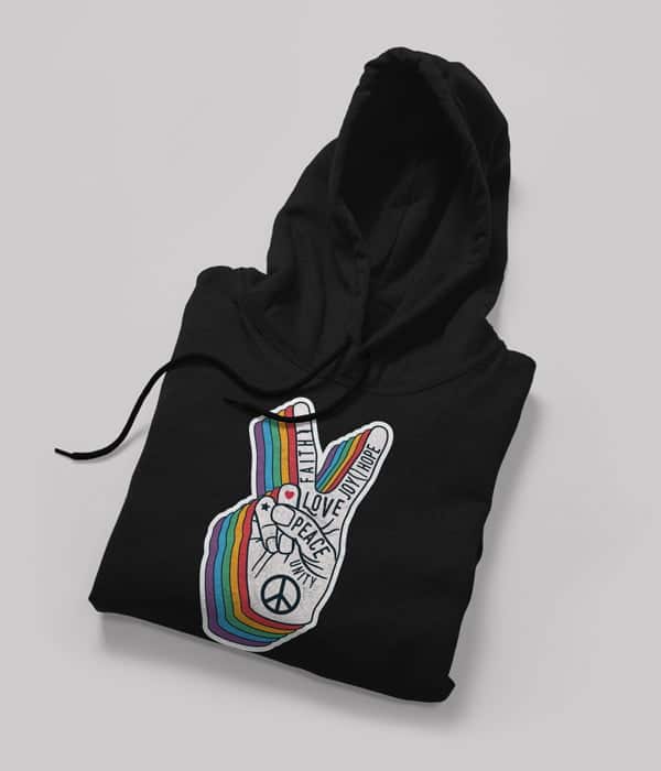 Sweatshirt Tasarım - Peace - Bikafa Tasarım