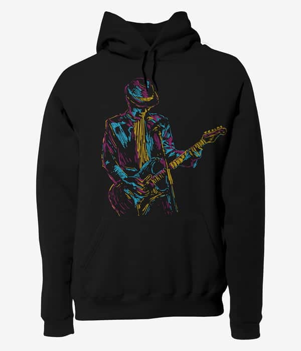 Kapşonlu Sweatshirt "Music Man" - Bikafa Tasarım